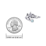 Hammerhead Shark Silver Ring with Gemstone TRI2427 - Jewelry