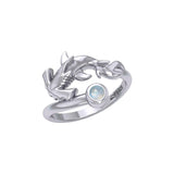 Hammerhead Shark Silver Ring with Gemstone TRI2427 - Jewelry