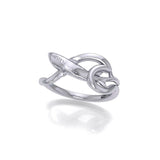 Shark with Wave Silver Ring TRI2435 - Jewelry