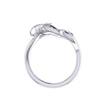 Shark with Wave Silver Ring TRI2435 - Jewelry