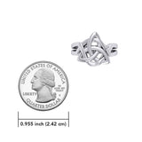 Peter Stone Triquetra Sterling Silver Puzzle Ring TRI2445