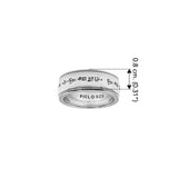 Steve Miller Dumuzid, Dumuzi or Tammuz God Silver Spinner Ring TRI2482