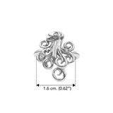 Octopus Sterling Silver Ring - Jewelry