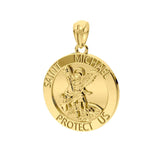 Saint Michael Vermeil Pendant VPD4564