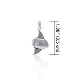 Behind the beauty hides the special you ~ Sunfish Sterling Silver Pendant TP2330