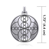 Energy Sterling Silver Pendant by Sibylle Grummes TPD1264