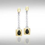 Blaque Square Earrings MER403 - Jewelry