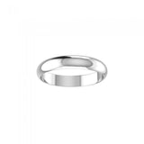 Smooth Silver Wedding Band Medium SM153