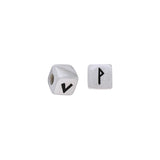 V Rune Bead TBD073 - Jewelry