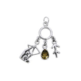 Sagittarius Silver Astrology Charm TCM237 - Jewelry