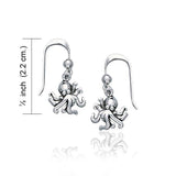 Octopus Silver Earrings TE2044 - Jewelry