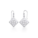 Celtic Knotwork Silver Earrings TE220