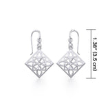 Celtic Knotwork Silver Earrings TE220 - Jewelry