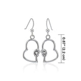 Modern Celtic Knot Earrings TER1533 - Jewelry