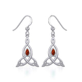 Celtic Motherhood triquetra or Trinity KnotSilver Earrings TER1950 - Jewelry