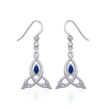 Celtic Motherhood triquetra or Trinity KnotSilver Earrings TER1950 - Jewelry