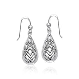 Celtic Knotwork Silver Earrings TER376