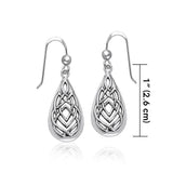 Celtic Knotwork Silver Earrings TER376 - Jewelry