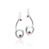 Organic Sterling Silver Earrings TER943 - Jewelry