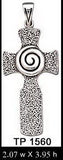 Cross Spiral Pendant TP1560 - Jewelry