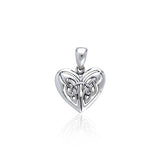 Eternal Heart Celtic Knotwork Silver Pendant TP3490 - Jewelry