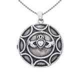 Sun Claddagh Pendant TP766 - Jewelry