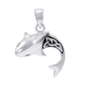 Celtic Shark Silver Pendant TPD066