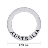 Australia Sterling Silver Ring Pendant TPD1161 - Jewelry