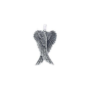 Angel Wings Sterling Silver Pendant TPD2934