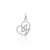 Celtic Heart Silver Pendant TPD3856