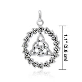 Celtic Triquetra Knotwork Pendant TPD4684 - Jewelry