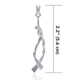 Freediver Sterling Silver Pendant TPD5012 - Jewelry