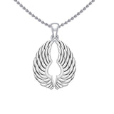 Sterling Silver Angel Wings Pendant TPD5332 - Jewelry