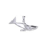 Blue Whale Sterling Silver Pendant TPD5404