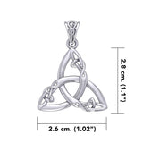 Celtic Trinity Silver Pendant TPD5992 - Jewelry