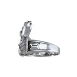 Moose Head Silver Ring TR1434 - Jewelry