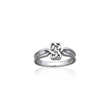 Eternal Celtic Hearts Sterling Silver Ring TR1761 - Jewelry