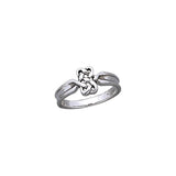 Eternal Celtic Hearts Sterling Silver Ring TR1761 - Jewelry