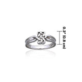 Eternal Celtic Hearts Sterling Silver Ring TR1761 - Jewelry