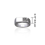 Celtic Knotwork Sterling Silver Ring TR1791 - Jewelry