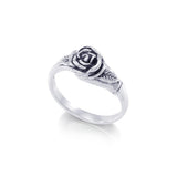 Rose Sterling Silver Ring TR364 - Jewelry