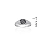 Celtic Knotwork Sterling Silver Ring TRI066 - Jewelry