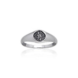 Celtic Knotwork Trinity Sterling Silver Ring TRI068