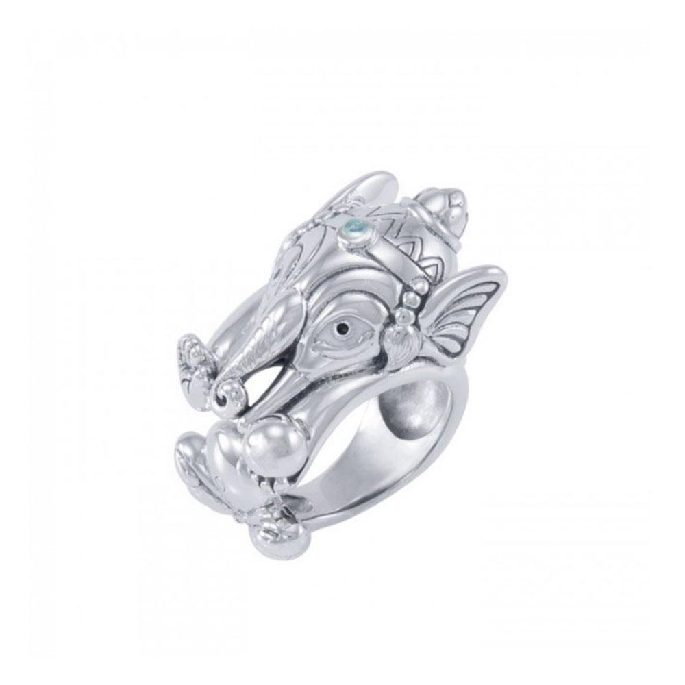 Lord Ganesha Stainless Steel Ring – zenheavens