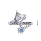 Ocean Sunfish Sterling Silver with Gemstone TRI2348 - Jewelry