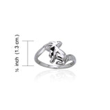 Rabbit or Hare Sterling Silver Ring TRI870 - Jewelry