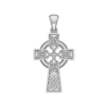 Celtic Knotwork Cross Sterling Silver Pendant VP001 - Jewelry