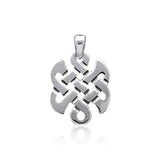 Contemporary Celtic Knotwork Silver Pendant WP014 - Jewelry