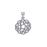 Celtic Knotwork Sterling Silver Pendant WP017 - Jewelry