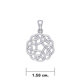 Celtic Knotwork Sterling Silver Pendant WP017 - Jewelry